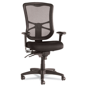 Alera,Elusion Series Mesh Chair, Supports Up to 275 lb, 17.2" to 20.6" Seat Height, Black