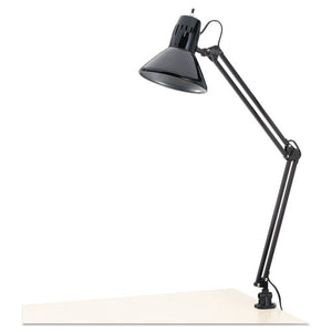 Alera,Architect Lamp, Adjustable, Clamp-on, 6.75"w x 20"d x 28"h, Black