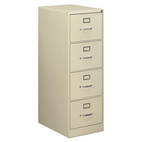 Alera,Economy Vertical File Cabinet, 4 Legal-Size File Drawers, Putty, 18