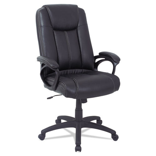 Alera,CC Series, Executive High Back Leather Chair, Supports Up to 275 lb, 20.28