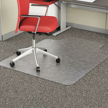 Load image into Gallery viewer, Alera, Studded Chair Mat for Flat Pile Carpet, 36 x 48, Lipped, Clear
