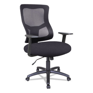 Alera,Elusion II Series Mesh Mid-Back Swivel/Tilt Chair, Supports Up to 275 lb, 18.11" to 21.77" Seat Height, Black