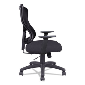 Alera,Elusion II Series Mesh Mid-Back Swivel/Tilt Chair, Supports Up to 275 lb, 18.11" to 21.77" Seat Height, Black