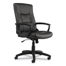 Load image into Gallery viewer, Alera,YR Series Executive High-Back Swivel/Tilt Bonded Leather Chair, Supports 275 lb, 17.71&quot; to 21.65&quot; Seat Height, Black
