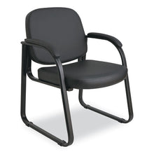 Load image into Gallery viewer, Alera,Genaro Series Half-Back Sled Base Guest Chair, 25&quot; x 24.80&quot; x 33.66&quot;, Black
